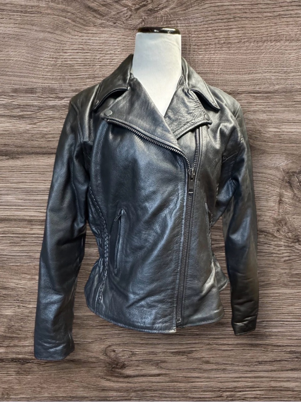 Vintage Hudson Leather motorcycle jacket